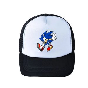 Sonic Cap for Boys – Blue Adjustable Hat for Sonic Fans