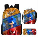 Backpack Sonic the Hedgehog – High-Quality School Bag Set