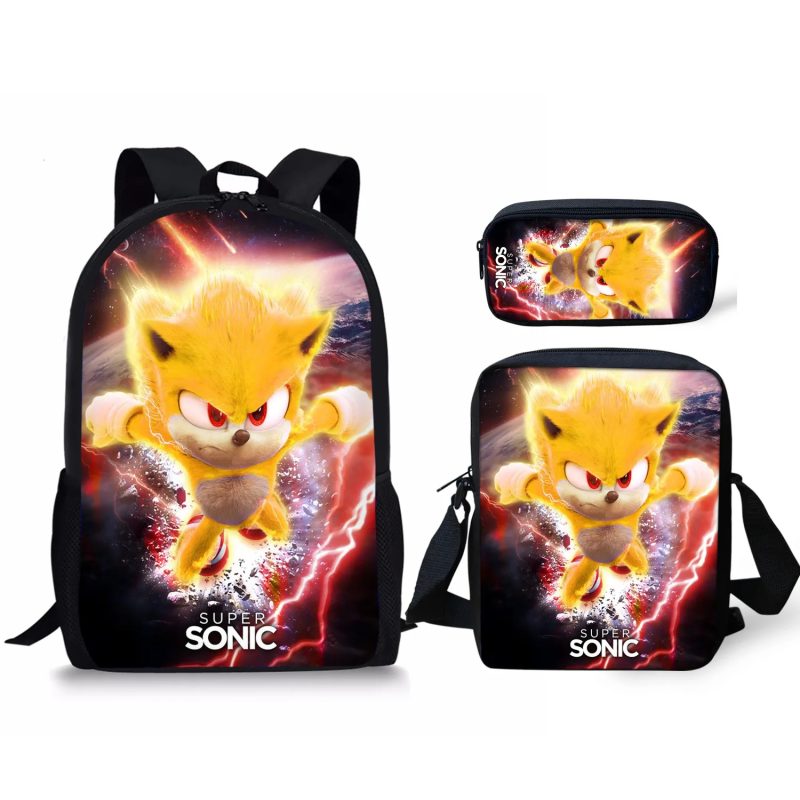 Sonic Backpack Set – Perfect for School, Travel & Everyday Use