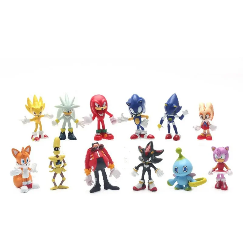 Sonic the Hedgehog Figures – 12 Piece