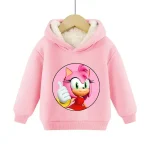 Costume Sonic Amy Rose Winter Hoodie 