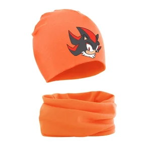 Sonic Beanie Shadow the Hedgehog with Scarf