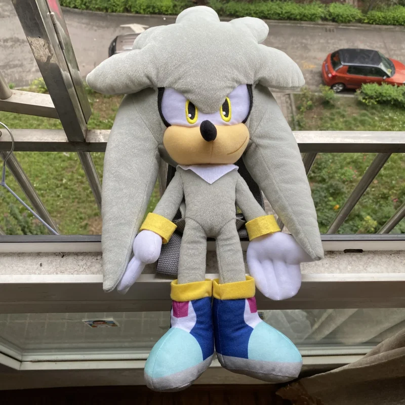 Sonic plush backpack Silver the Hedgehog - Image 5
