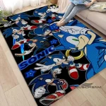 Blue Sonic Rug for Boys Room – Soft & Stylish