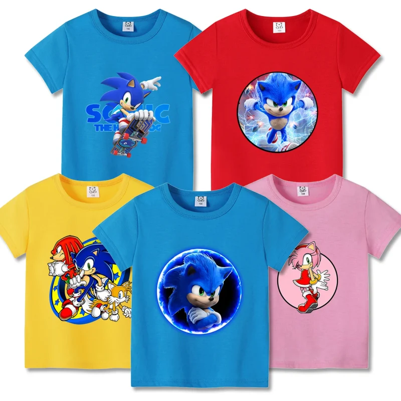 Birthday Gift Idea – Sonic T-Shirt for Kids - Image 2