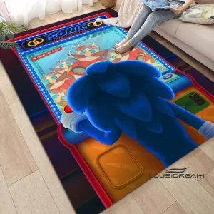 Sonic the Hedgehog rug for kids