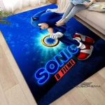 Sonic Character Rug – Soft Carpet for Play Area