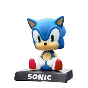12cm Sonic Bobblehead Figure – Sonic in Motion⚡