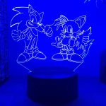 Official Sonic 3D Lamp – LED Light with 7 Colours