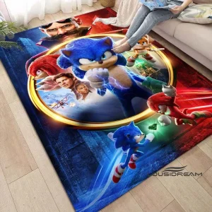 Sonic Ring Collector Rug – Golden Design