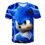 Sonic Print T-Shirt for Little Fans