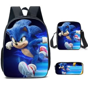 Sonic Backpack Set – Ideal Sonic School Bag for Kids