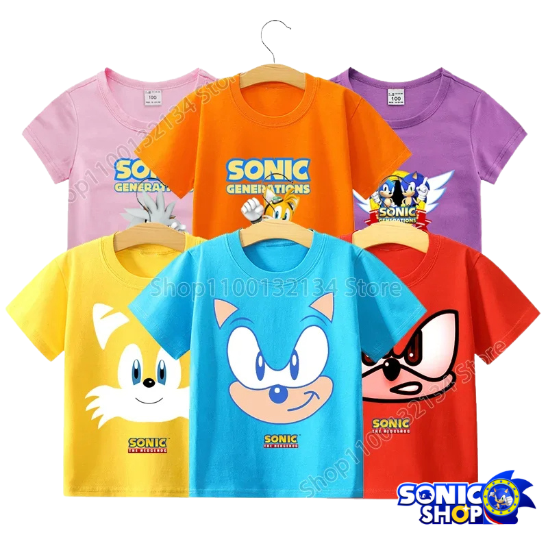 Kids' Graphic Tee – Sonic Character Design - Image 2