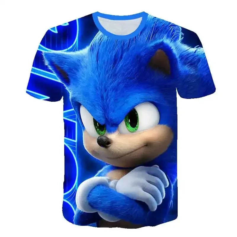 Sonic Print T-Shirt for Little Fans