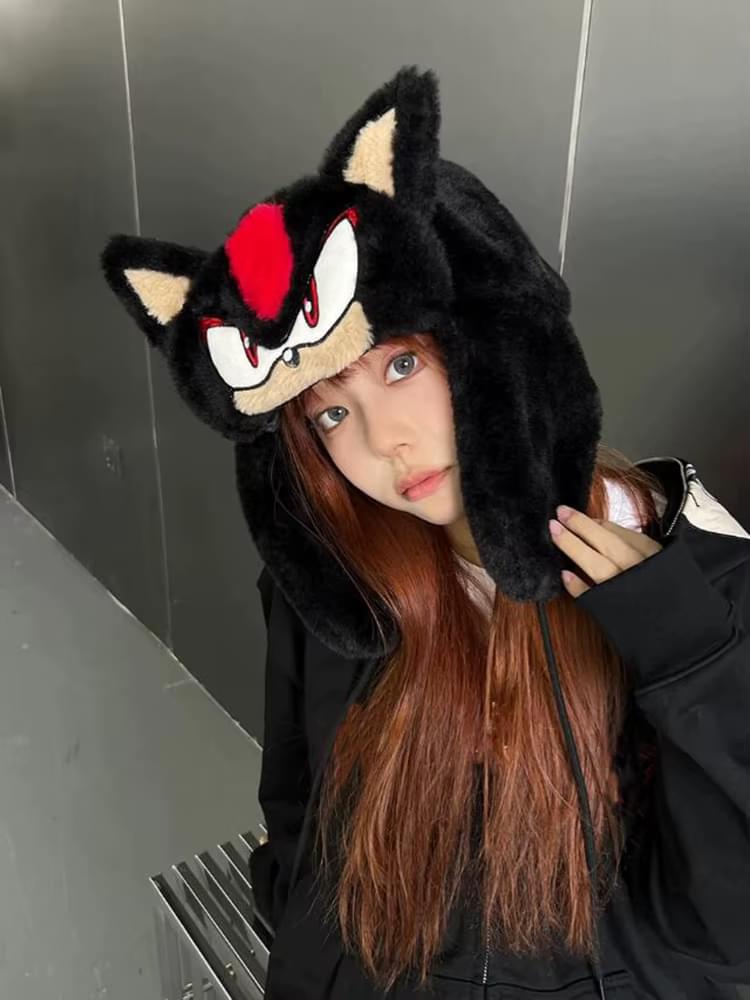 Shadow the Hedgehog ear hat Shadow the Hedgehog ear hat