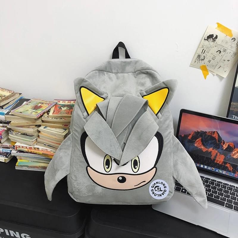Shadow grey backpack: The ultimate accessory for Sonic fans! Shadow grey backpack: The ultimate accessory for Sonic fans! - Image 4